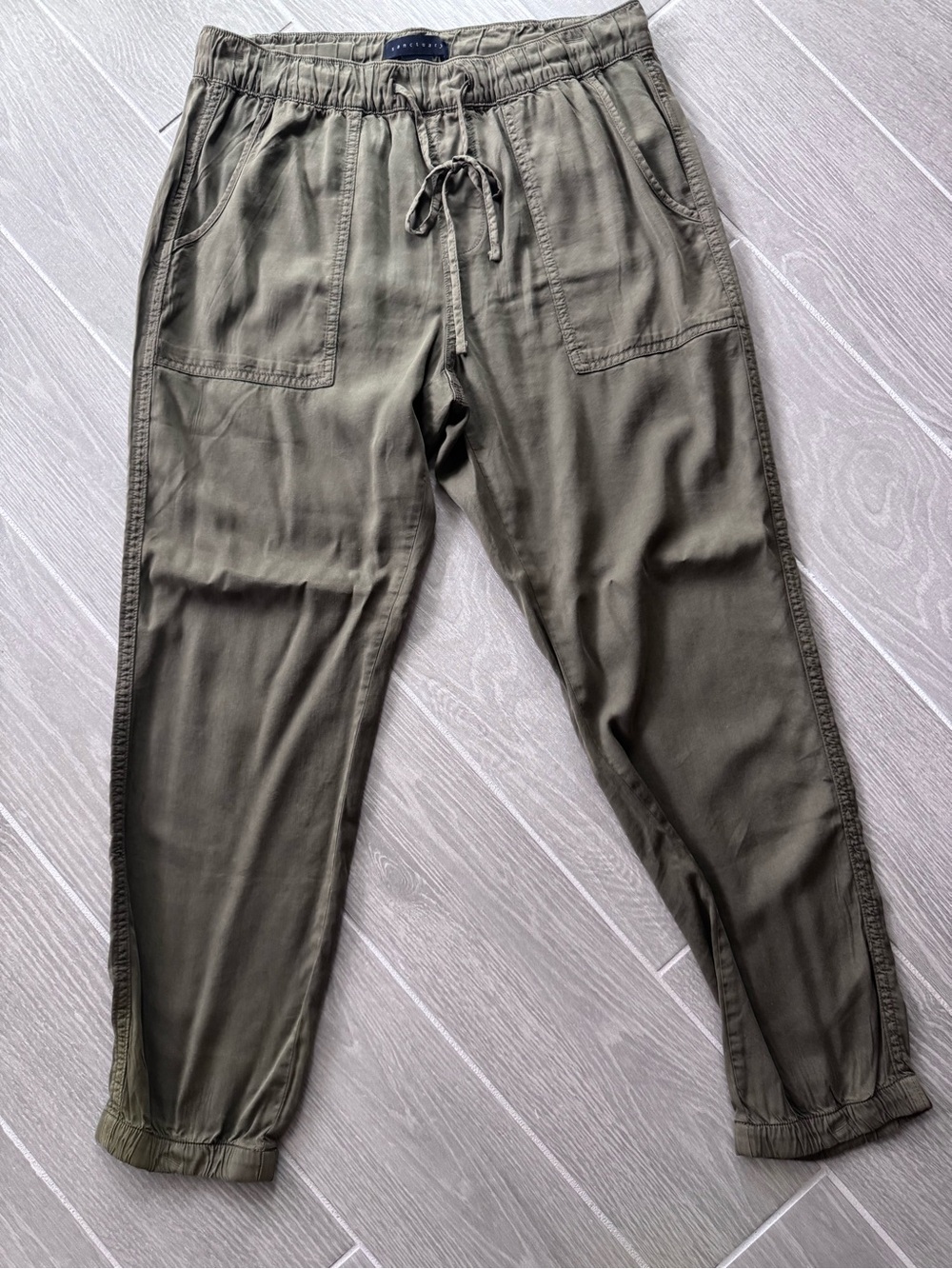 Sanctuary Olive Drawstring Joggers